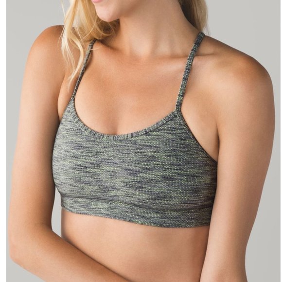 lululemon athletica Other - Lululemon Flow Y Bra grey/green